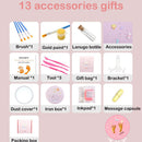 Kit de impresión de huellas de mano de bebé Huella de barro de bebé y recuerdos de huellas de bebé Molde de mano y pie de bebé Regalo de cien días