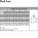 DARK ICON Blue Flame Sweater Me 2019 Winter Streetwear Men&