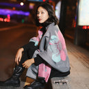 VISROVER luxury brand woman winter scarf fashion female shawls cashmere handfeeling winter wraps flower weave winter hijab scarf