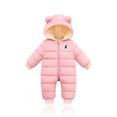 Overalls Babykleidung Winter Plus Samt Neugeborenes Baby Jungen Mädchen Warmer Dicker Overall Mit Kapuze Outfits Schneeanzug Mantel Kinder Strampler