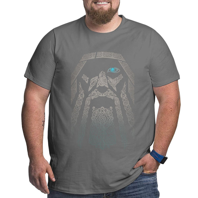 Männer ODIN Vikings Valhalla T-Shirt Baumwolle Vintage Big Tall Tops Plus Size T-Shirts Big Size Large Kleidung 4XL 5XL 6XL T-Shirts
