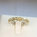 The Whole Row 5A zircon women ring, made of Solid silver 925  Square Cushion Cutting 5 mm size 5 6 7 8 9 10 men ring bijoux femm