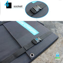 quick charge folding  foldable solar panel 50w 60w 18v dual usb port DC port solar charger for tablet phone loptop