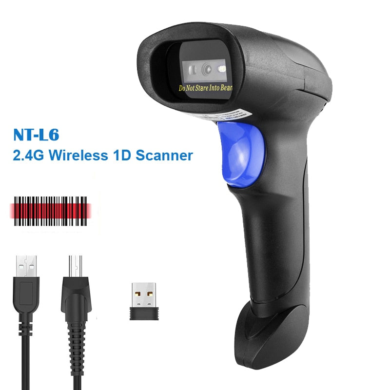 NETUM L8 Wireless 2D Barcode Scanner and L5 Wired 1D/2D QR Bar Code Reader PDF417 for Inventory POS Terminal