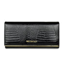 Beth Cat Women Wallet and Purses Genuine Leather Female Coin Card Holder Purse Ladies Money Bags Alligator Cow Wallets