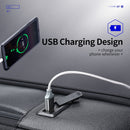 BOPAI Echtes Leder Rucksack Laptop Herren Business Casual Wasserdichter Rucksack Herren Computer Rucksack Schwarz Backpacking