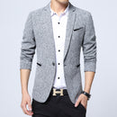 2022 Herren Casual Anzug Herren Formal Business Fashion Blazer Herren Anzug One Button Revers Casual Langarm Slim Fit Blazer M-3XL