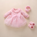 Baby Taufkleid 2022 Bogen Neugeborenes Baby Mädchen Kleinkinder Kleider &amp; Kleidung Schneewittchen Babykleid 1 Jahr alt Geburtstagskind Kleid