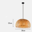 New Chinese Style Pendant Lamp Bamboo Light Fixture for Dining Room Decoration Loft Restaurant Suspension Luminaire Hanglamp