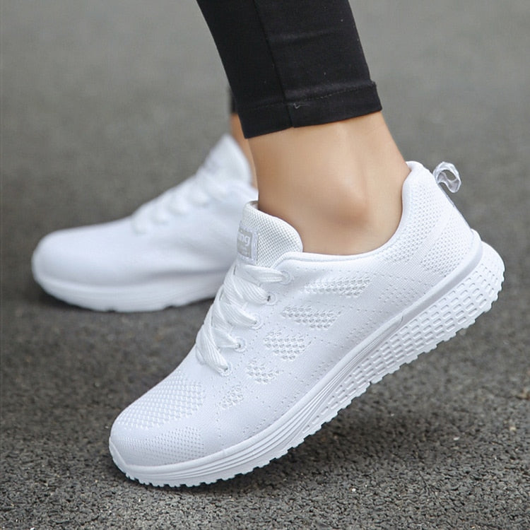 Sportschuhe Frauen Atmungsaktive Turnschuhe Frauen Weiße Schuhe Für Korb Femme Ultraleicht Frau Vulkanisieren Schuhe Paar Casual Sneaker