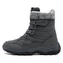 Super Warm Winter Snow Boots Men Mid-Calf Outdoor Women Winter Patent Boots Waterproof Keep Warm High Boots Women Botas Hombre