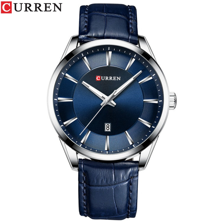 CURREN, nuevos relojes de cuarzo para hombres, relojes de pulsera con correa de cuero para hombres, Reloj de negocios de marca de lujo para hombres, Reloj para Hombres