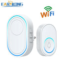 Intelligent Wireless Doorbell Home Welcome Doorbell Waterproof 300m Remote Smart Door Bell Chime EU UK US Plug Optional