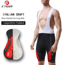 X-TIGER Cycling Shorts Coolmax 5D Gel Pad Shockproof MTB Road Bike Bibs Shorts Ropa Ciclismo Bicycle Shorts For Men