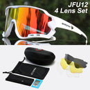 ACEXPNM Polarized Mountain Bike Cycling Glasses Outdoor Sports Cycling Goggles UV400 4 Lens Cycling Eyewear Men Women Sunglasses