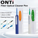 ONTi One-Click Cleaner Glasfaser-Reinigungsstift reinigt 2,5-mm-SC-FC-ST- und 1,25-mm-LC-MU-Steckverbinder über 800 Mal