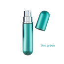 5ml Portable Refillable Mini Spray Perfume Bottle Travel Aluminum Atomizer Empty Cosmetic Container Free Custom Logo