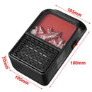 Miniventilador eléctrico de 900W, calentador con Control remoto, portátil, de escritorio, para el hogar, calentador de habitación, calentador de aire, ventilador calentador de invierno