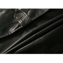 Chaqueta de cuero Mountainskin para hombre, chaqueta larga de invierno 2022 para hombre, cortavientos de PU para motocicleta, ropa de marca ajustada a la moda para hombre 6XL SA810