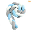 Parachoques de nudo para bebé de 1M/2M/3M/4M en la cama, almohada para recién nacido, cojín para cuna, parachoques para cuna, Tour De Lit Bebe Tresse