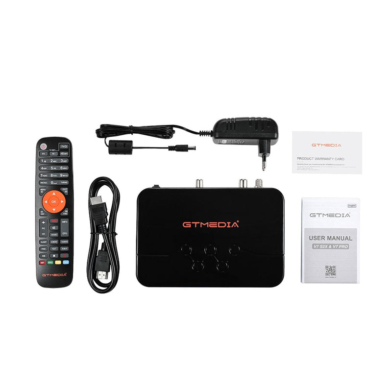 GT MEDIA V7 Pro DVB-S2 S2X T2 Set Top Box Satellite TV Receiver Upgrade CA Card Slot USB WiFi Support Network Cam TV BOX