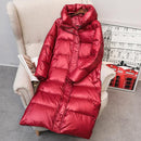 2022 Hot Mantel Jacke Winter Frauen Mit Kapuze Parkas Hight Qualität Weibliche Winter Weiße Ente Unten Weibliche Dicke Warme Daunenmantel