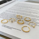 WANTME Luxury White Zircon Double Opening Finger Ring for Women Genuine 925 Sterling Silver Wedding Party Wedding Jewelry Gift