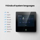 AVATTO WiFi termostato inteligente controlador de temperatura de calefacción con pantalla táctil LED Celsius/Fahrenheit funciona con Alexa Google Home