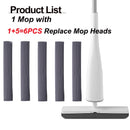 Eyliden Mop180 Degree Self-Wringing Mop Squeeze Mop with PVA Sponge Mop Heads Floor Washing Mop for Household Cleaning Tools