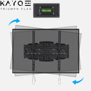 Soporte de TV de 6 brazos para 32-55 "MAX VESA 400x400mm LCD soporte de pared soporte de movimiento completo inclinación retráctil soporte de TV soporte retráctil