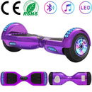 Hoverboard 6.5 Inch Bluetooth Speaker Self Balancing Electric Scooters LED Lights Smart Two Wheels Hover Board Key For Kids Gift