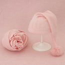 Soft Baby Photo Wraps With Hat 2pcs Sets Newborn Boys Girls Photography Swaddle Blanket Infant Picture Props Accessories