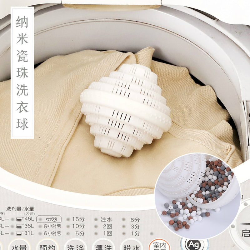 Japan Reusable Laundry Balls for Washing Machine TPR Nanoscale Ceramics Household Cleaning Washing Machine Clothes Washing Balls