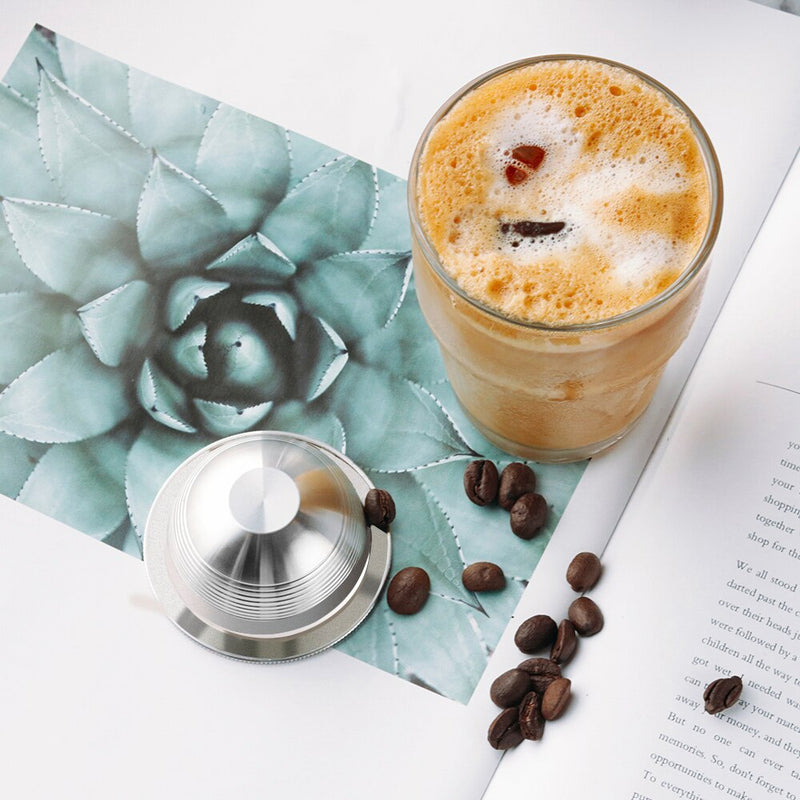 230 ml Vertuo Kaffeefilter für Nespresso Vertuoline GCA1 &amp; Delonghi ENV135 nachfüllbare Edelstahl-Kaffeekapsel