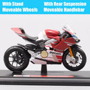Maisto 1 18 Ducati Panigale V4 S GP Corse escala motocicleta modelo Diecast y vehículo de juguete X Diavel 1098s 848 EVO GP18 bicicleta de carreras