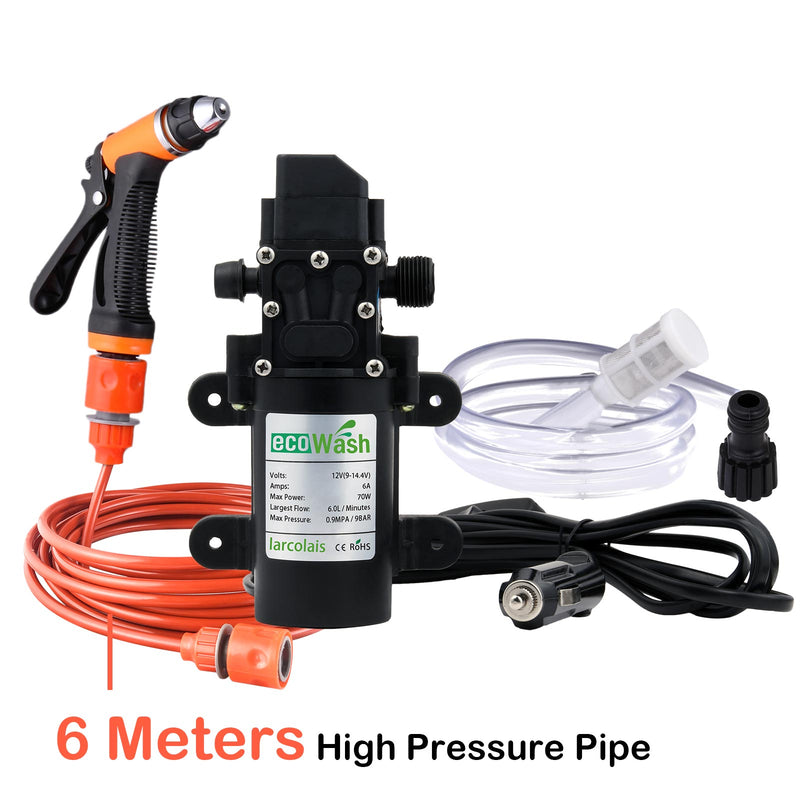 12V Car Wash Car Washer Gun Pump High Pressure Cleaner Car Care Portable Washing Machine Electric Cleaning Auto Device