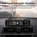 Jansite Smart Car TPMS Sistema de monitoreo de presión de neumáticos Energía solar Pantalla LCD digital Sistemas de alarma de seguridad para automóviles Presión de neumáticos