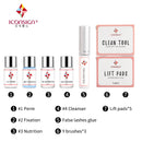 Professionelle 5 Sätze/Los Wimpernlifting-Dauerwellen-Kit Salon-Schönheitslotion für Wimpernverlängerung Nahrhafte Curling-Werkzeuge