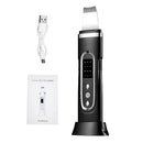 Depurador ultrasónico de la piel, limpieza Facial eléctrica, limpiador profundo de poros, eliminador de espinillas y acné, dispositivo de pala para pelar, máquina de belleza