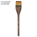 1PC 256Flat High Quality Goat Hair Wooden Handle Watercolor Artist Art Supplies Paint Brush