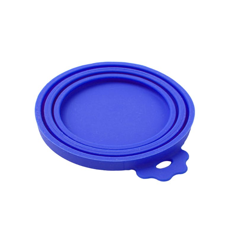 Portable Silicone Dog Cat Canned Lid Pet Food Cover Storage Fresh-keeping Lids