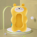 Cojín de baño para bebé, cojín antideslizante portátil para baño de recién nacido, asiento flotante para bebé, almohadilla para bañera, alfombrilla de soporte para ducha, seguridad