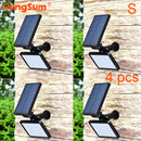 Solar Power Lamp 48 leds Solar Street Light For Outdoor Garden Wall Yard LED Security Lighting Adustable Lighting Angle 280lm