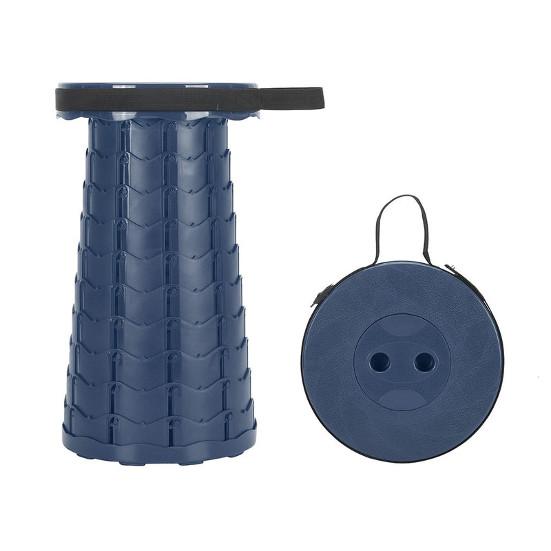 Taburete plegable retráctil con rodamiento de 300kg, taburete Flexible para exteriores, taburete de estiramiento para campamento, pesca, silla plegable para exteriores, Material PP portátil