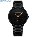 CRRJU Mens Watches Stainless Steel Men&