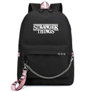 New Stranger Things backpack HELLFIRE Multifunction USB Charging Travel Canvas Student Backpack For Teens Boys Girls School Bag
