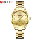 CURREN Watch Women Top Brand Quartz Female Bracelet Watches Stainless Steel Wrist Watch For Ladies Reloj Mujer Gift Rose Gold