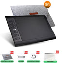 10moons 10x6 Inch Graphic Drawing Tablet  8192 Levels  Digital Tablet  No need charge Pen