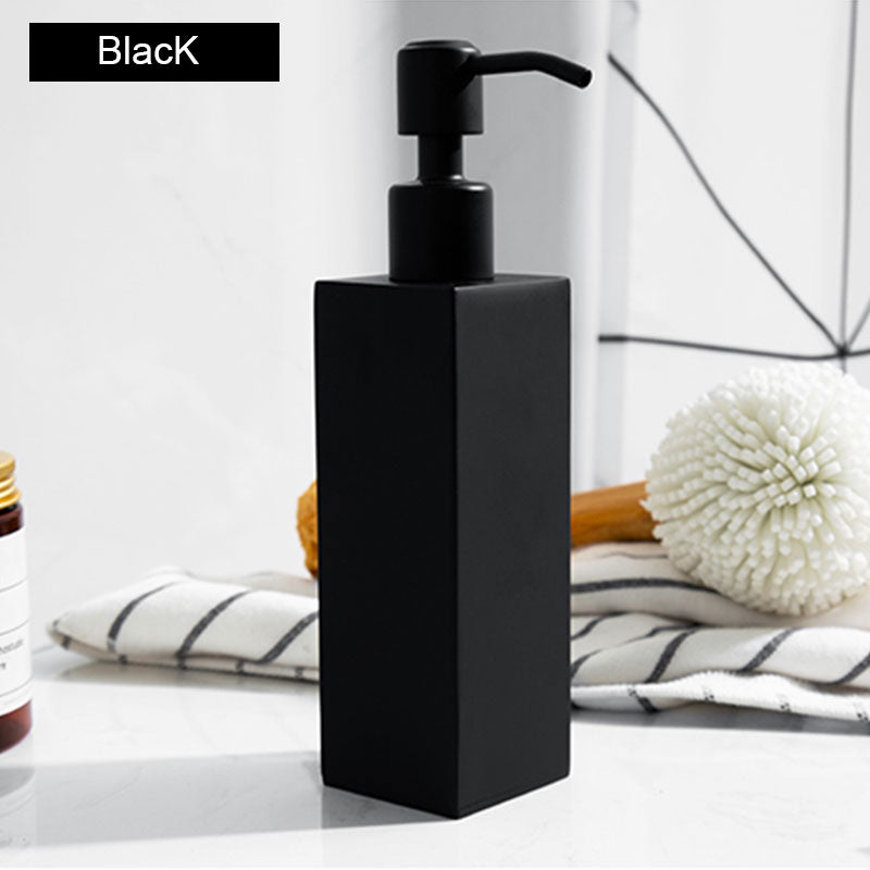 304 Stainless Steel Soap Dispenser Wall Mount, Manual Liquid Soap Dispenser Shampoo Dispenser for Kitchen and Bathroom