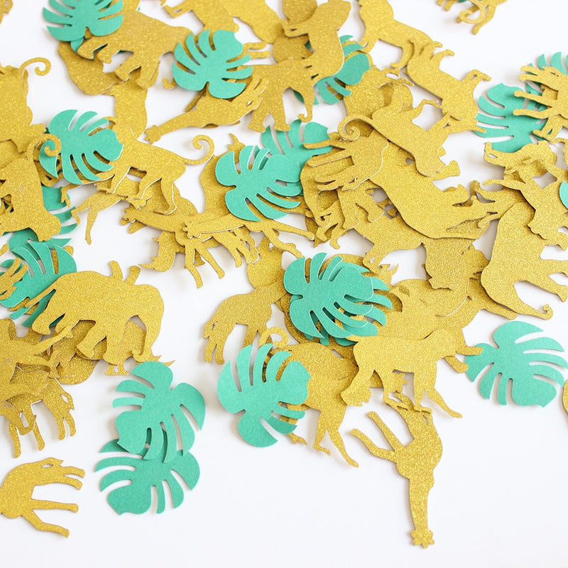 New! Wild One Birthday Party Balloons Jungle Safari Party Forest Decoration Kids First 1st Birthday Safari Jungle Party Supplies